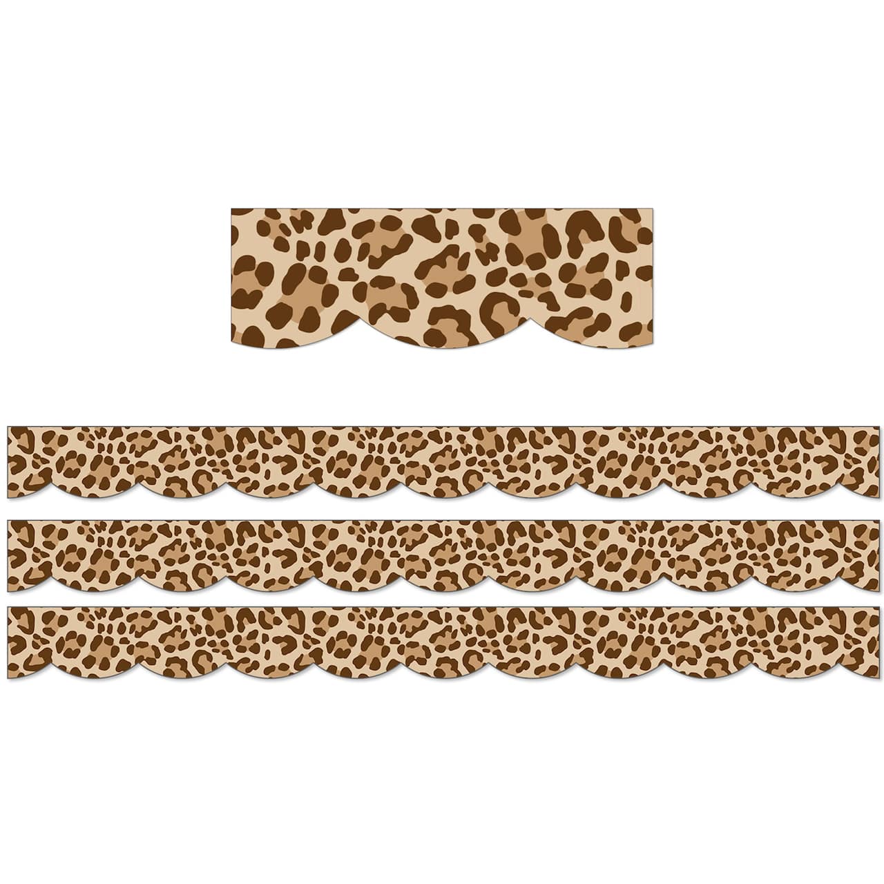 Simply Safari Leopard Scallop Bordr, bordr 
